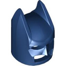 LEGO Mörkblå Batman Cowl Mask utan kantiga öron (55704)