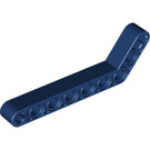 LEGO Donkerblauw Balk Krom 53 graden, 3 en 7 Gaten (32271 / 42160)