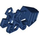 LEGO Donkerblauw Bionicle Foot Matoran met Bal Socket (platte toppen) (62386)