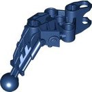 LEGO Dunkelblau Bionicle Toa Arm / Bein mit Joint, Ball Cup, und Ridges (60900)