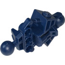 LEGO Dark Blue Bionicle Vahki Lower Leg Section with Two Ball Joints and Three Pin Holes (47328)