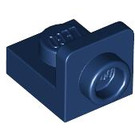 LEGO Bleu Foncé Support 1 x 1 avec 1 x 1 assiette En haut (36840)