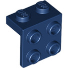 LEGO Dark Blue Bracket 1 x 2 with 2 x 2 (21712 / 44728)