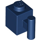 LEGO Bleu foncé Brique 1 x 1 avec Manipuler (2921 / 28917)