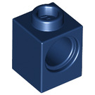 LEGO Bleu foncé Brique 1 x 1 avec Trou (6541)