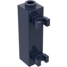 LEGO Bleu foncé Brique 1 x 1 x 3 avec Verticale Clips (Goujon creux) (42944 / 60583)