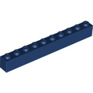 LEGO Bleu foncé Brique 1 x 10 (6111)