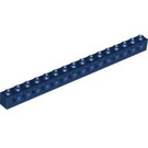 LEGO Donkerblauw Steen 1 x 16 met Gaten (3703)