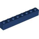 LEGO Donkerblauw Steen 1 x 8 (3008)