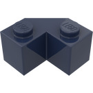 LEGO Dark Blue Brick 2 x 2 Facet (87620)