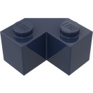 LEGO Bleu foncé Brique 2 x 2 Facet (87620)