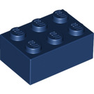 LEGO Dark Blue Brick 2 x 3 (3002)