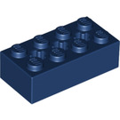 LEGO Bleu Foncé Brique 2 x 4 avec Essieu des trous (39789)