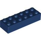 LEGO Dark Blue Brick 2 x 6 (2456 / 44237)