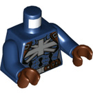 LEGO Dark Blue Captain Carter Minifig Torso (973 / 76382)