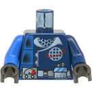 LEGO Dunkelblau Charge, Alpha Team Torso (973)