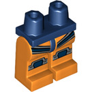 LEGO Donkerblauw Deep Sea Diver Minifigure Heupen en benen (3815 / 68890)