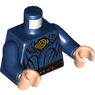 LEGO Ciemny niebieski Lekarz Strange Minifigurka Tułów (973 / 76382)