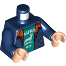 LEGO Bleu foncé Dustin Henderson Minifig Torse (973 / 76382)