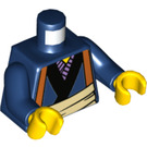 LEGO Mørkeblå Edna Minifig Torso (973 / 76382)