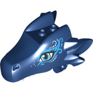 LEGO Dunkelblau Elves Drachen Kopf mit Blau Eye (24196 / 33822)