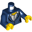 LEGO Donkerblauw Executive Ellen Minifiguur Torso (973 / 76382)