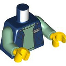 LEGO Dunkelblau Weiblich Guide Minifigur Torso (973)