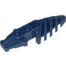 LEGO Dark Blue Foot with Pin Holes 2 x 7 x 1.5 (50858)