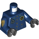 LEGO Mørkeblå GCPD Minifig Torso (76382 / 88585)