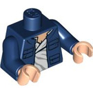 LEGO Dunkelblau Han Solo Torso (973 / 76382)