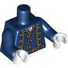 LEGO Donkerblauw Hector Barbossa Torso (76382 / 88585)
