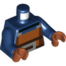 LEGO Dunkelblau Hex Minifig Torso (973 / 76382)