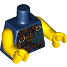 LEGO Dark Blue Highland Battler Torso (973 / 88585)