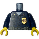 LEGO Donkerblauw Highway Patrol Torso (973)