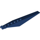 LEGO Donkerblauw Scharnier Plaat 1 x 12 met Hoekig Zijkanten en Tapered Ends (53031 / 57906)