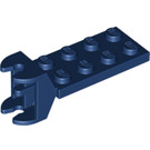 LEGO Dark Blue Hinge Plate 2 x 4 with Articulated Joint - Female (3640)