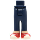 LEGO Dark Blue Hip with Pants with Red Shoes