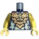 LEGO Dunkelblau Jay (Golden Drachen) Torso (973)