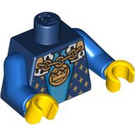 LEGO Dark Blue King Torso with Crown Pendant (973 / 76382)