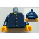 LEGO Donkerblauw Lego Brand Store Torso (973)