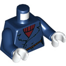 LEGO Donkerblauw Lighthouse Keeper - Verona Dempsey Minifig Torso (973 / 76382)