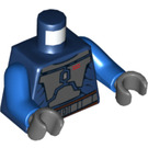 LEGO Donkerblauw Mandalorian Torso (973 / 76382)