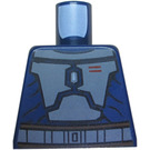 LEGO Donkerblauw Mandalorian Torso zonder armen (973)