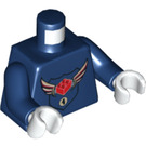 LEGO Donkerblauw Master Bouwer Academy Torso (973 / 76382)