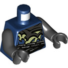 LEGO Dark Blue Master Wrayth Minifig Torso (973 / 76382)