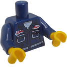 LEGO Donkerblauw Monteur Torso (973 / 88585)