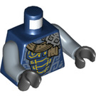 LEGO Dunkelblau Mezmo Minifigur Torso (973 / 76382)