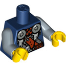 LEGO Bleu foncé Minifig Torse (973 / 76382)