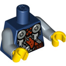 LEGO Tmavě modrá Minifigurka Trup (973 / 76382)