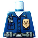 LEGO Donkerblauw Minifiguur Torso zonder armen met Decoratie (973)